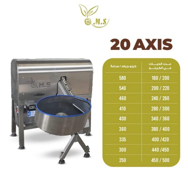 20 Axis Olive Pitting and Slicing Machine